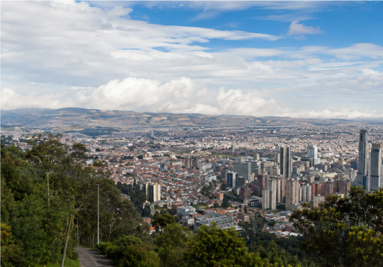 Panor&aacute;mica urbana de Bogot&aacute;