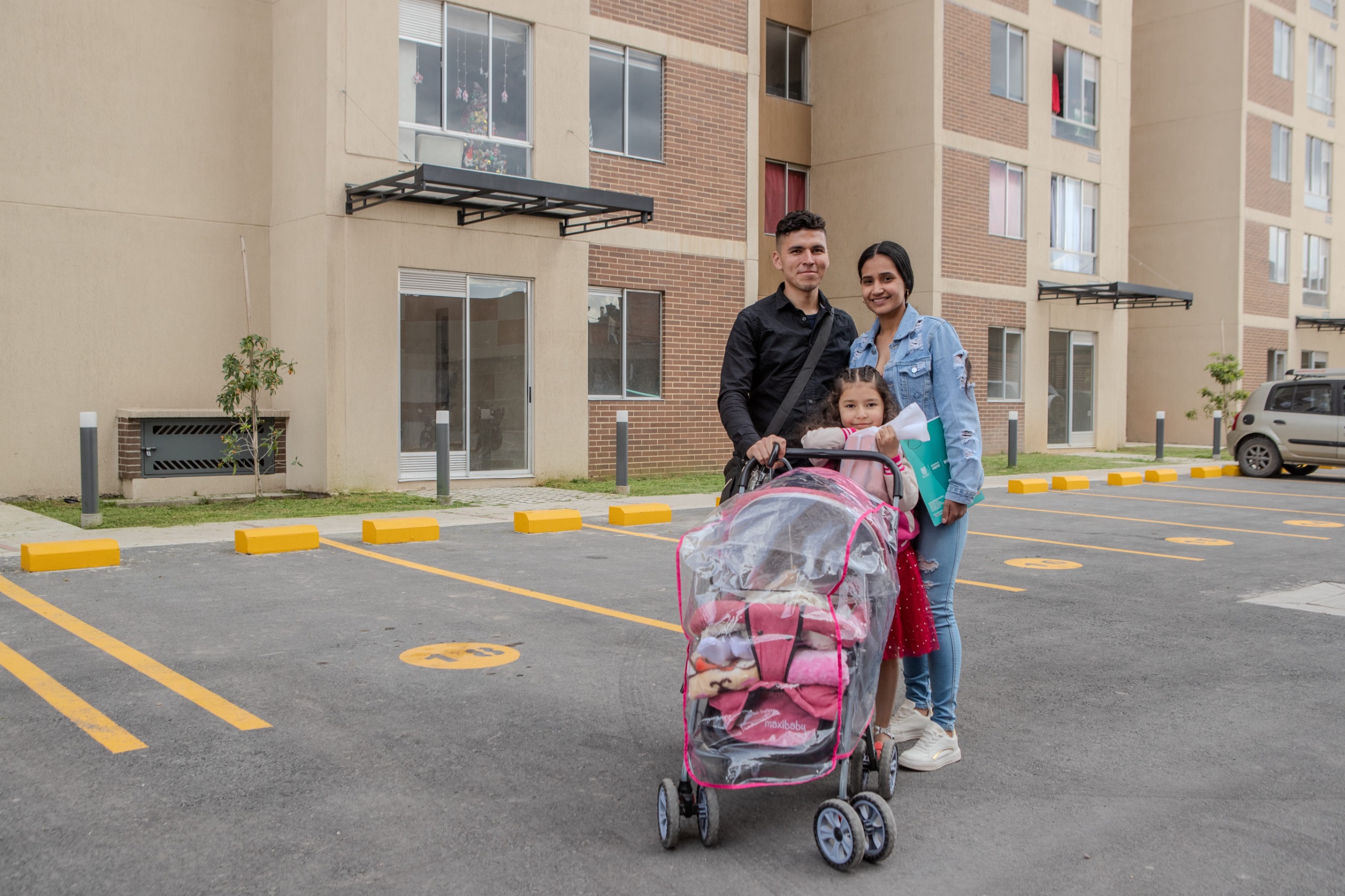 Familia beneficiaria de Reactiva tu Compra