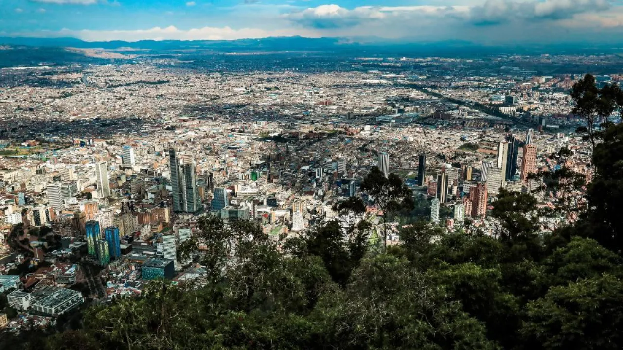 Vista aérea Bogotá