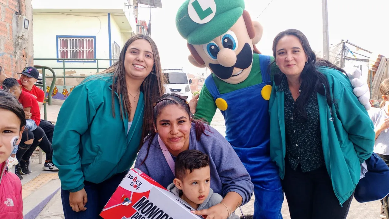 Evento navideño en Ciudad Bolívar