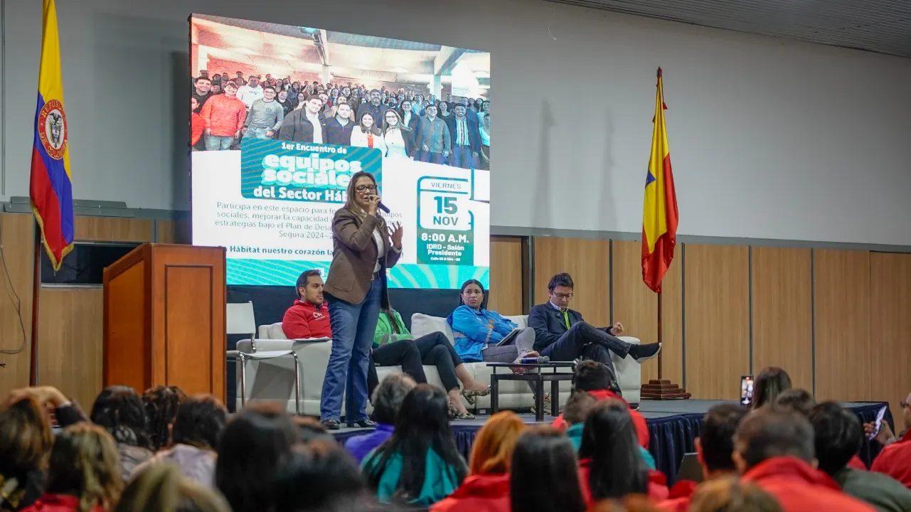 Panel Primer encuentro de gestores sociales sector Hábitat 2024