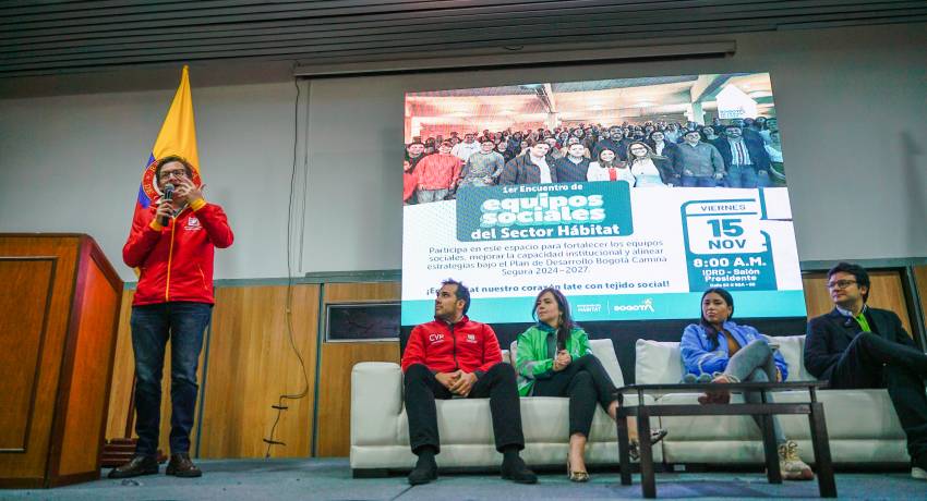 Panel Primer encuentro de gestores sociales sector Hábitat 2024