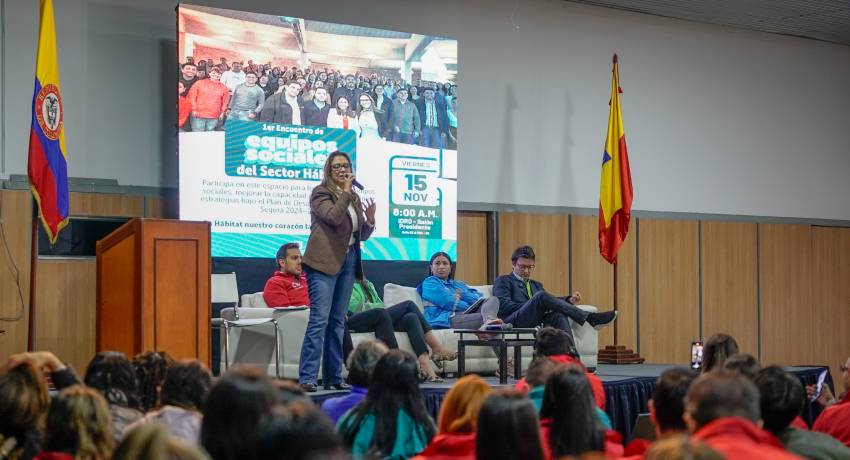 Panel Primer encuentro de gestores sociales sector Hábitat 2024